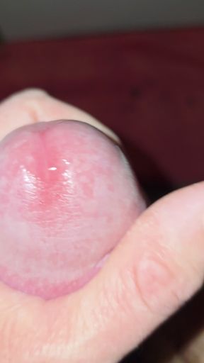 Closeup of my cumming cock