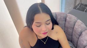 Broke Latino dude discovers his stepsis rakes in cash as a fuckin whore when he hires her for a bang session