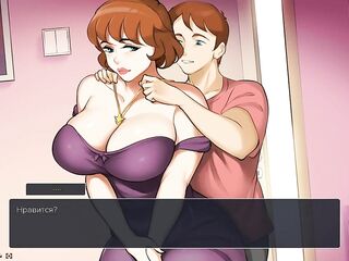 Gave my stepmother a gold pendant and couldn&#039;t resist touching her soft bazookas