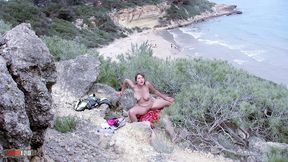 porn jogging in the woods with charlotte de castille