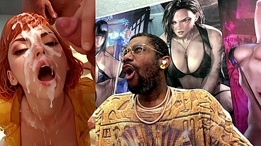 Tasty Hardcore April O'Neil Bukkake, AI Generated