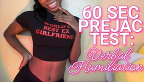 60-Second Prejac Test