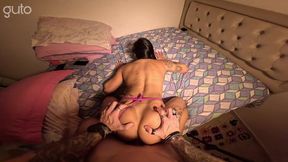 At Iasmim's house we fuck all night long after party