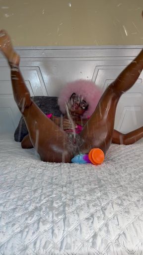 Dragon Dildos in Missionary Slaps Different, Wet and Messy Shenanigans