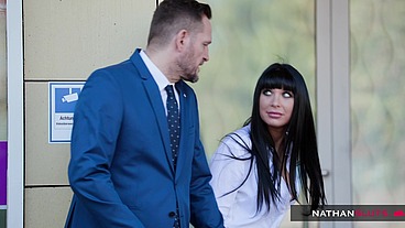 Busty Spy Valentina Ricci DPed By 2 Big Dicks