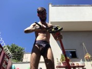 SOMETHING IS TRYING TO COME OUT IN THE GARDEN