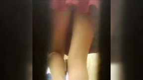 I took a great upskirt video of sexy chick in Bucharest