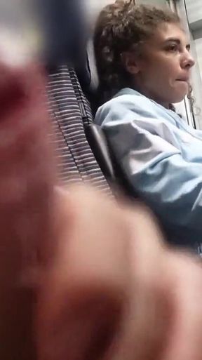 Italian Girl Gives Me a Handjob on the Train