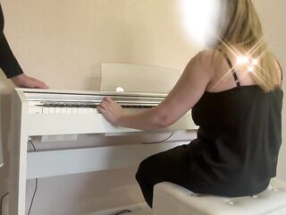 Piano Teacher - I cum on my piano teacher