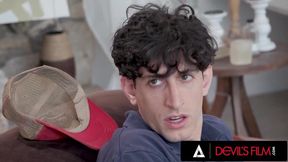 Redhead MILF StepMom Catches Stepson Fapping Then Gobbles His Big Dick Raw
