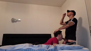 All I need is a blowjob, a bareback fuck and smoke