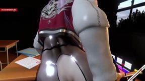 Bigboobs Digital Diva of the Night Shift - 3D Animation Hentai