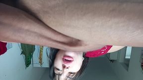 tomando porra na boca
