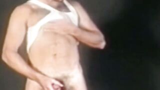 Old School Thrills Vintage Dude Unleashes His Burly Beast