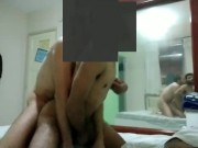 Branco peludo fode o rabo de moreno barbudo gostoso