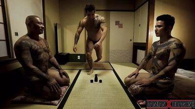 Bound Damian Dragon And Yoshi Kawasaki Stretches Their Hole With Kemono For Veiled Vows