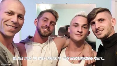 Couple 4 Way: Cory & Jared Fuck Austinxx & Ofloveandflesh Part 1