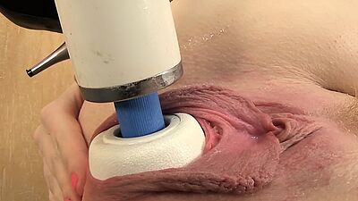 Redhead babes juicy cherry toyed closeup