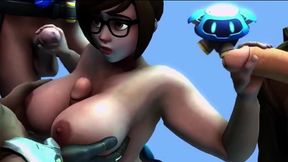 D.Va&#039;s Dreams and Desires: She Fucks The Soldier Then Got Her Pussy Destroyed By Multiple Cocks - 3D Realistic Animated
