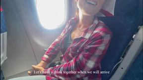 I F@#$ed that Hot Adult Film Star on the Plane, POV Banging...