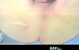 Rubbing My Big Fat Oily Ass on a Glass Table