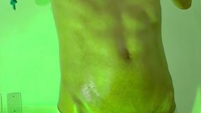 Tied up exposing bellybutton #2