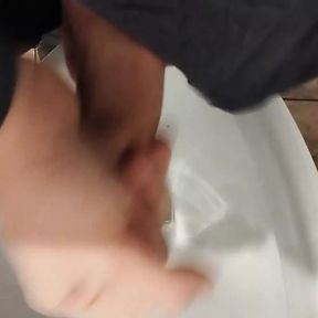 Toilet Masturbation POV