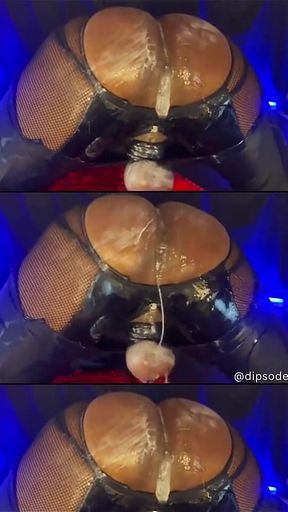 Bottom Digs in Gaping Butthole with Toys