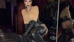 'My Mistress Craves Strap-On Sex, So She Fucks Me Anally POV'