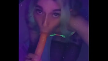 Sexy Rave Lingerie Slut Wants Cock