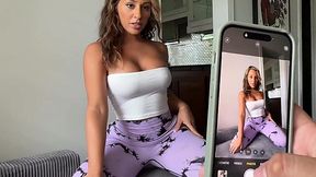 Hot Step-Sister Monica Minx Gets Naked in Secret Home Photoshoot - Big Tits, Wet Pussy & Filthy Fantasies