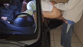 Latina wife got pumped by a stranger in the parking lot