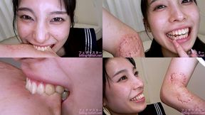 Akari Hanazato - Biting by Japanese cute girl part1 - MOV 1080p