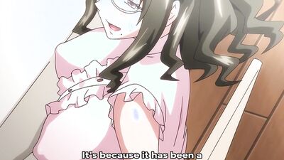 Mature Japanese cartoon babe Imaria gets a big load of cum in Episode 6