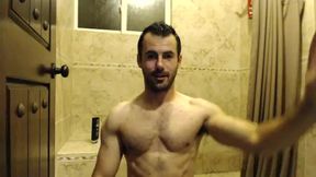 Hot American Stud Ohmb Show and Cumshot