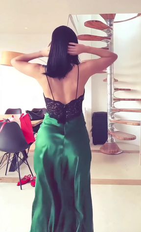 Green dress