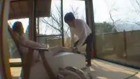 Sensual Soak - Asian Blowjob in Steamy Hot Spring
