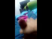 Gemidos de hombre, masturbandome y corriendome para ti, mucha leche