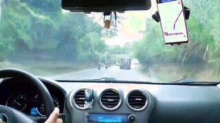 Hispanic bimbo nailed inside the vehicle - Melany Lopez