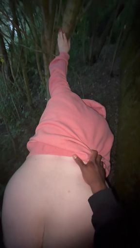I fucked my white best friend outside and inside it was her first BBC