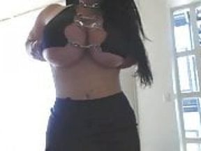 Korina Kova use my tits and mouth to cum.