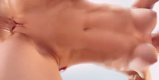 I licked his ass so good that he fucked my pussy deep and covered my abs with icing