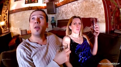 Mature French woman devours cock and takes creampie in luxury hotel room