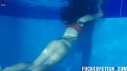 Helen Star sexy swimwear night pool - NEW RELEASE
