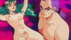 Wake Up! Aria - Hentai girl is laying spread eagle with legs apart ready for sex