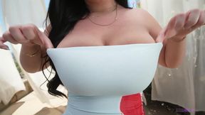 Titty Play Before Rubbing Wet Pussy With Big Ass Aleksa Mink
