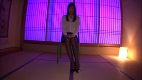 Naughty Japanese Teacher Ichika Kanhata Sucks & Services with Feet