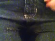 FTM Teen Locked Into Jeans Can't Hold Pee