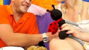 ”Blode teen tart ravaged hard”