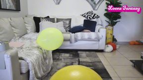 Miku mass pops balloons and yoga ball copy